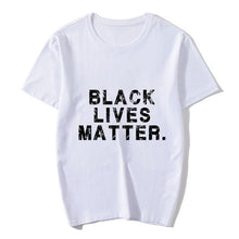 Load image into Gallery viewer, White Black Lives Matter T Shirt
